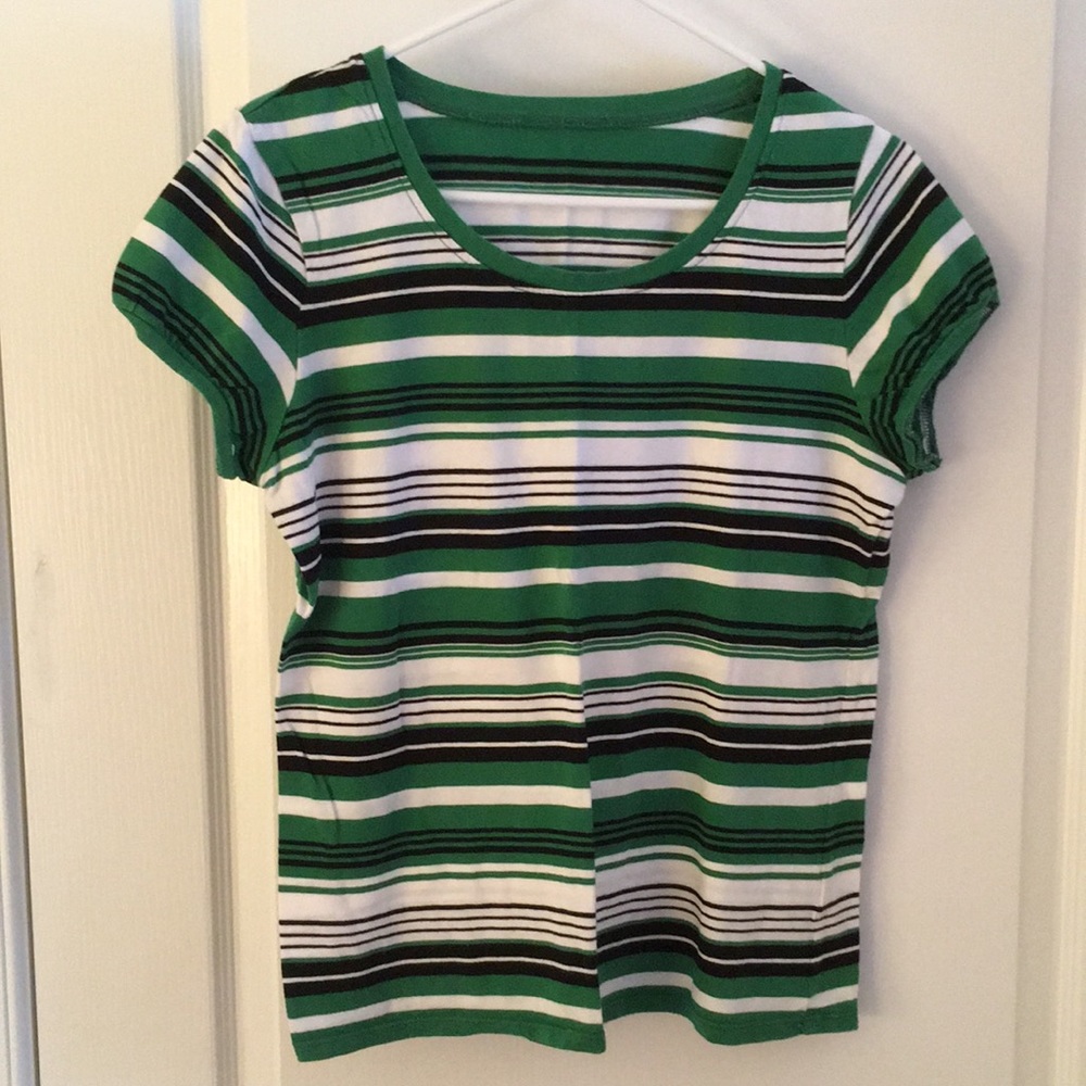 Size 12 retro stripe top